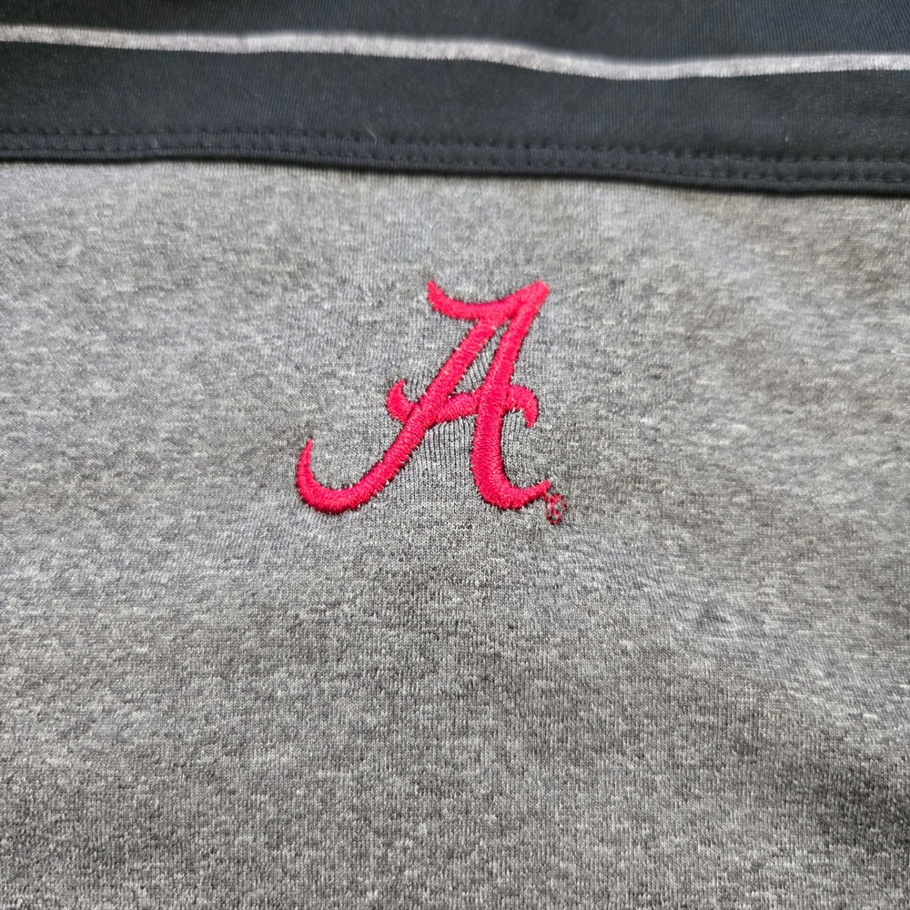 Alabama Crimson Tide Columbia Golf Omni Wick Polo Shirt Heather Grey Mens Large - Picture 9 of 10
